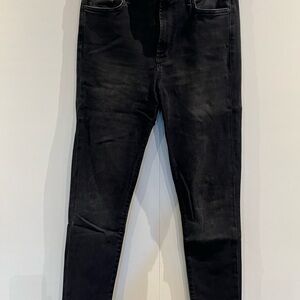 Joe’s The Charlie Black High Rise Skinny Ankle Jeans